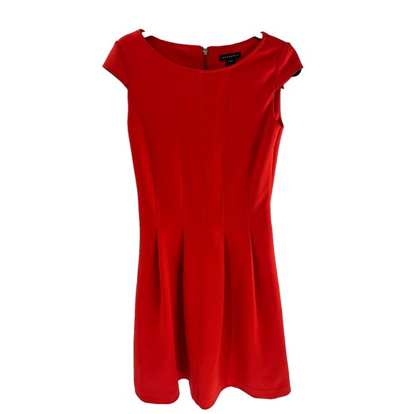 Metaphor Dresses & Skirts - Women's Metaphor Red Short Sleeve Scuba Dress Size XS